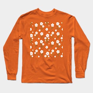 Daisy flowers pattern Long Sleeve T-Shirt